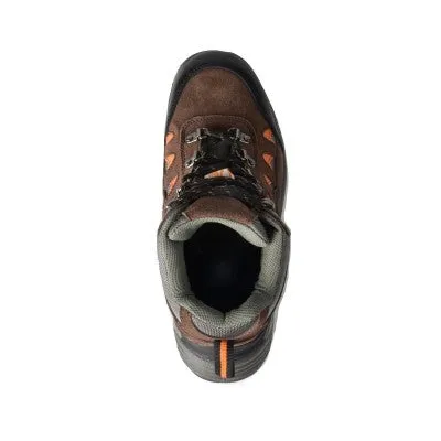 Tuff & Durable� - High Cut Working Shoes with Steel Toe & Plate - Brown