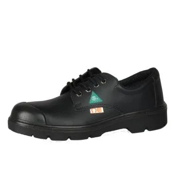 Tuff & Durable� - Working Shoes with Steel Toe & Plate - Black