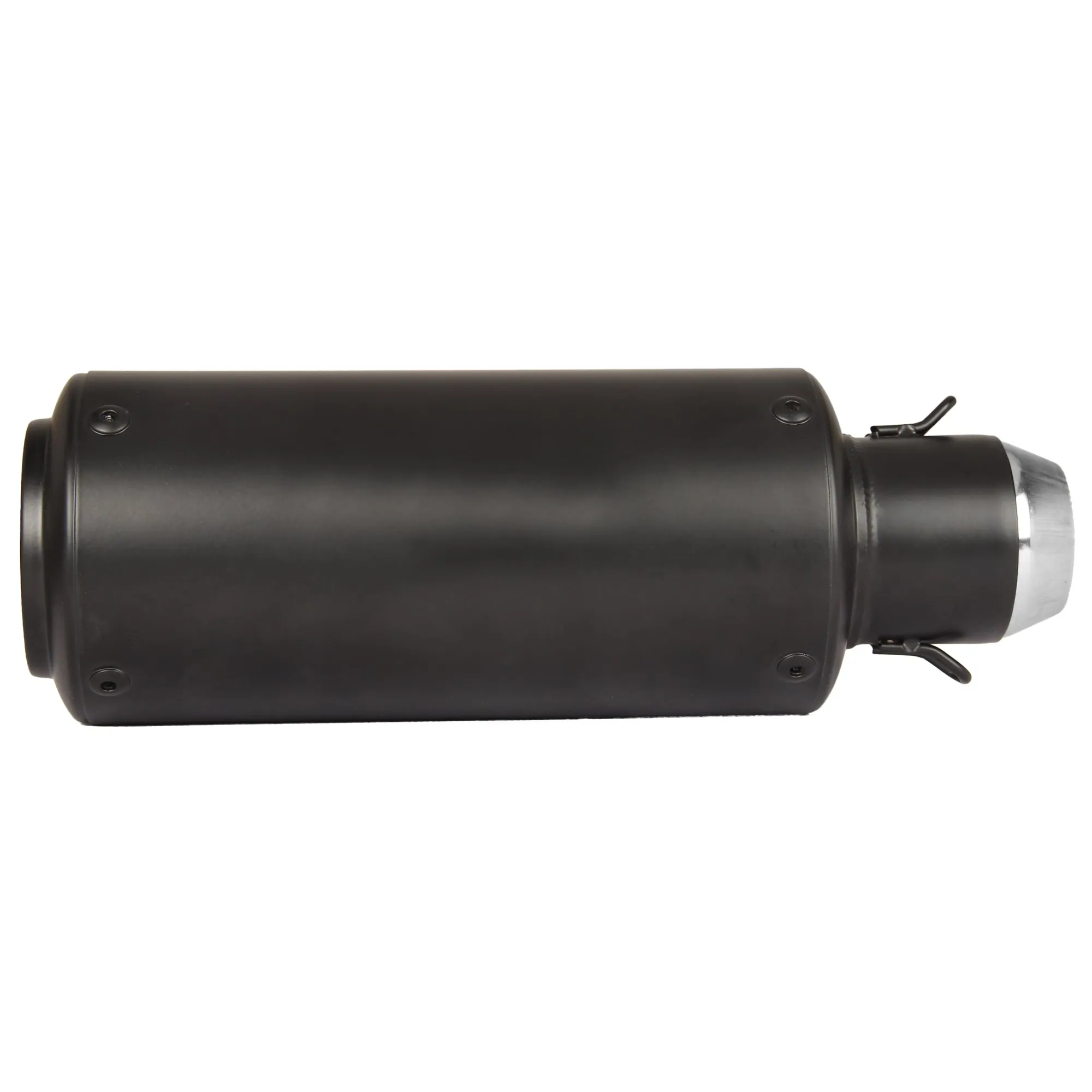 Universal Bike Exhaust Black Straight