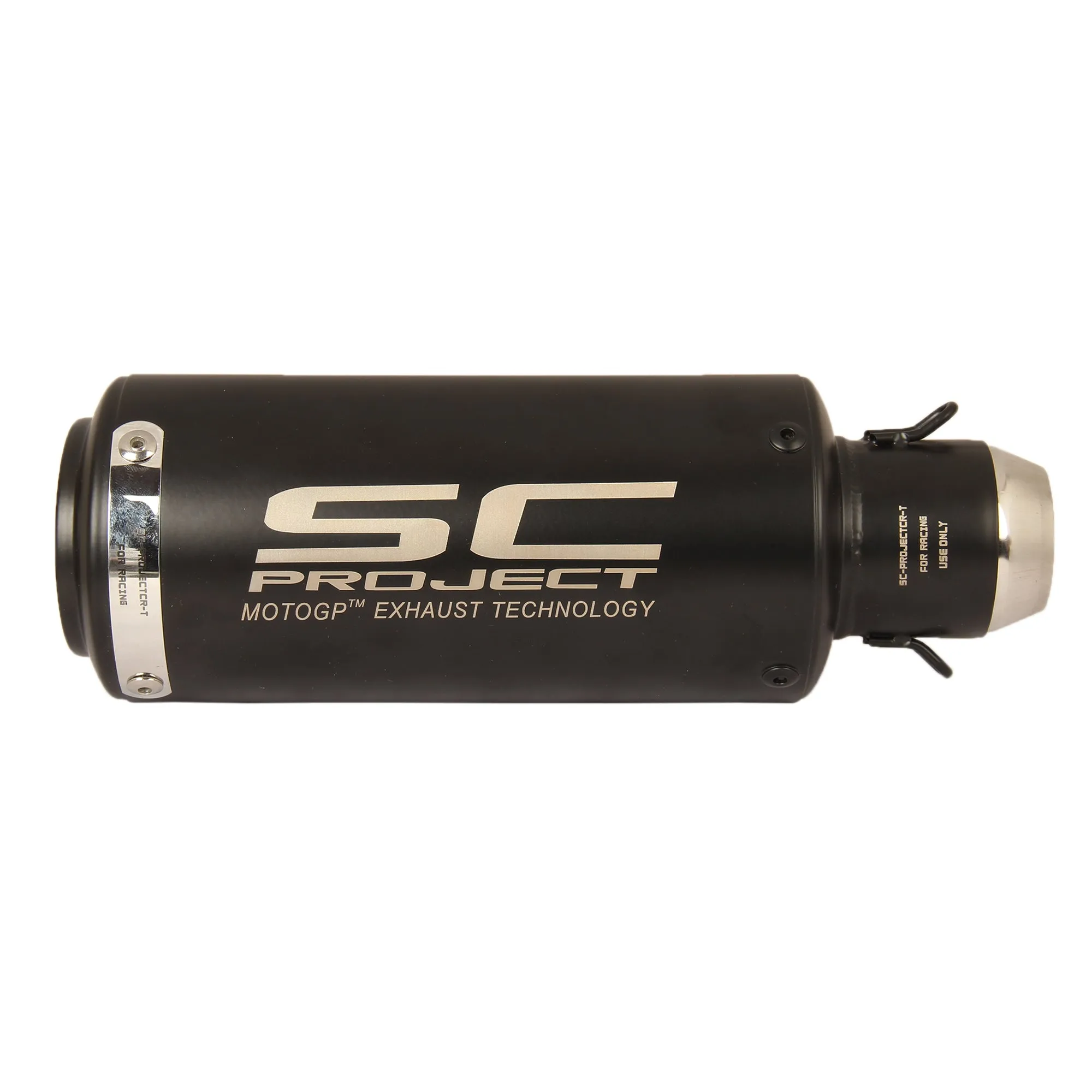 Universal Bike Exhaust Black Straight