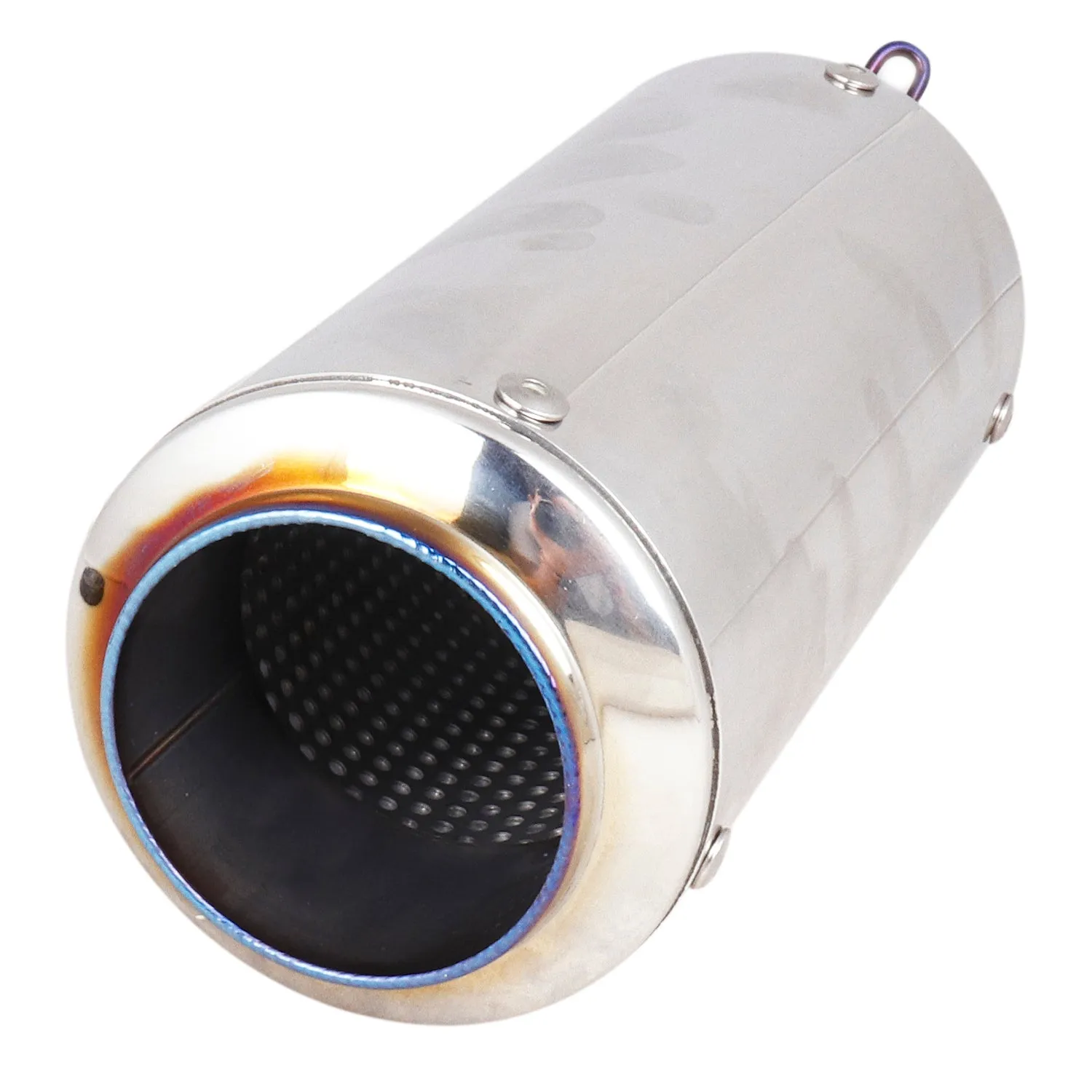 Universal Bike Exhaust Chrom Straight