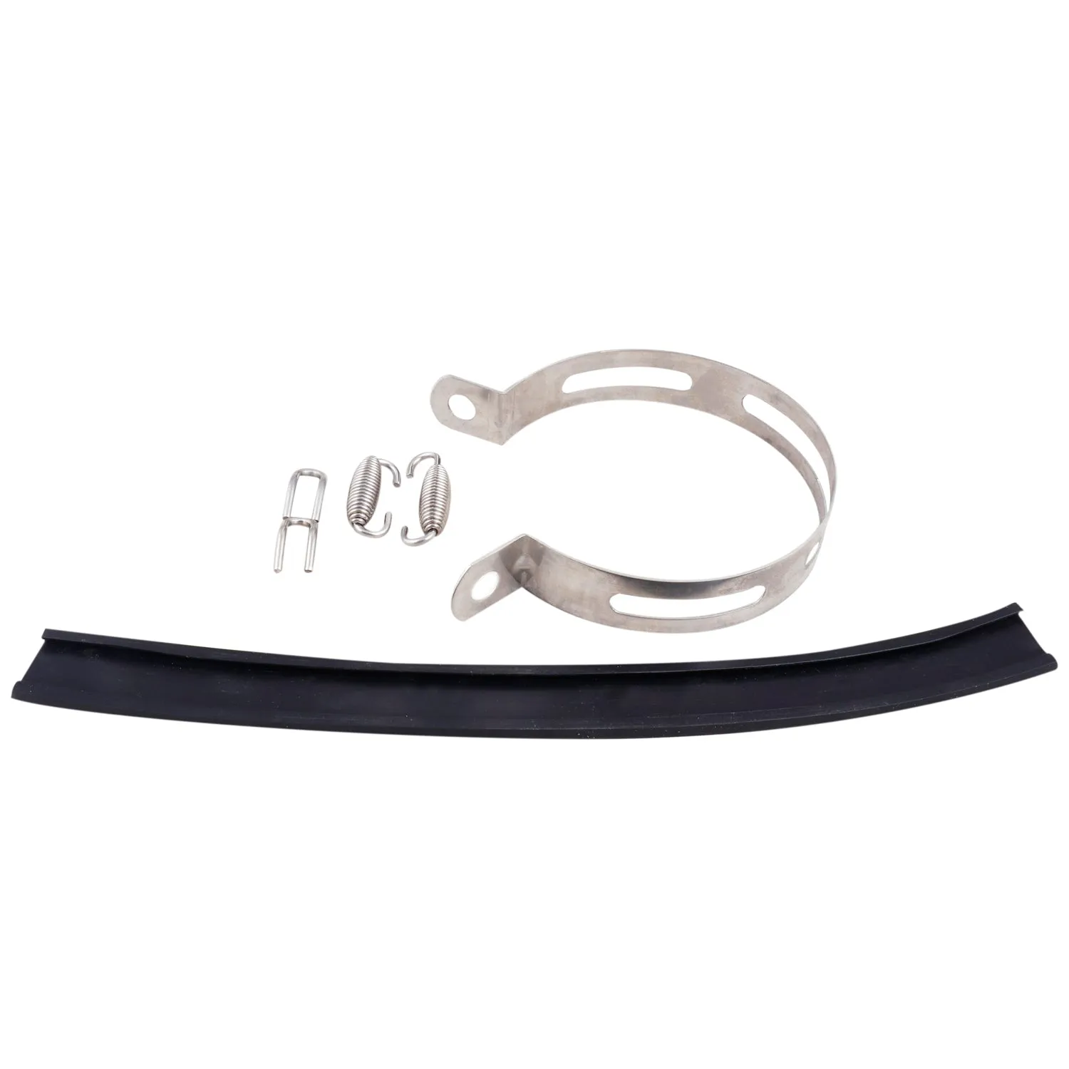 Universal Bike Exhaust Chrom Straight