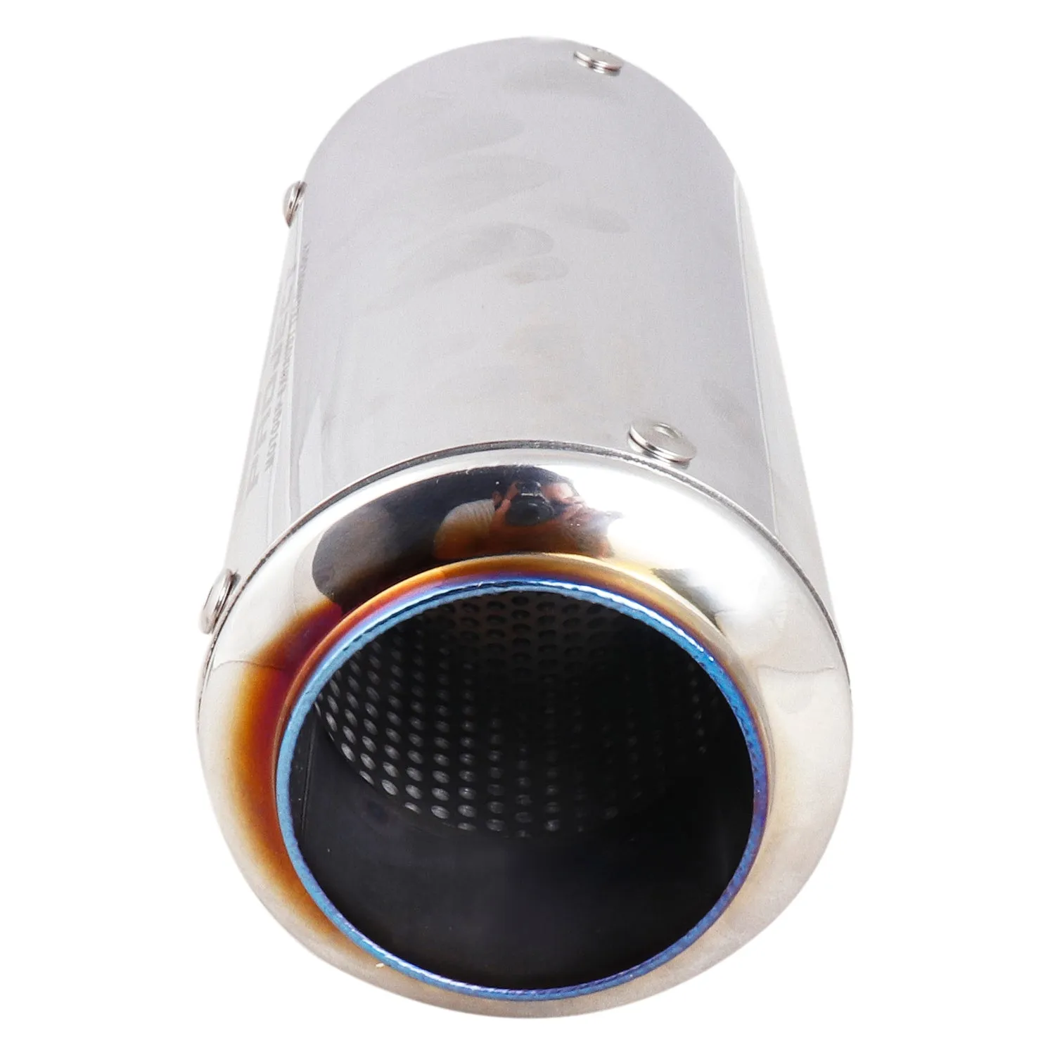 Universal Bike Exhaust Chrom Straight