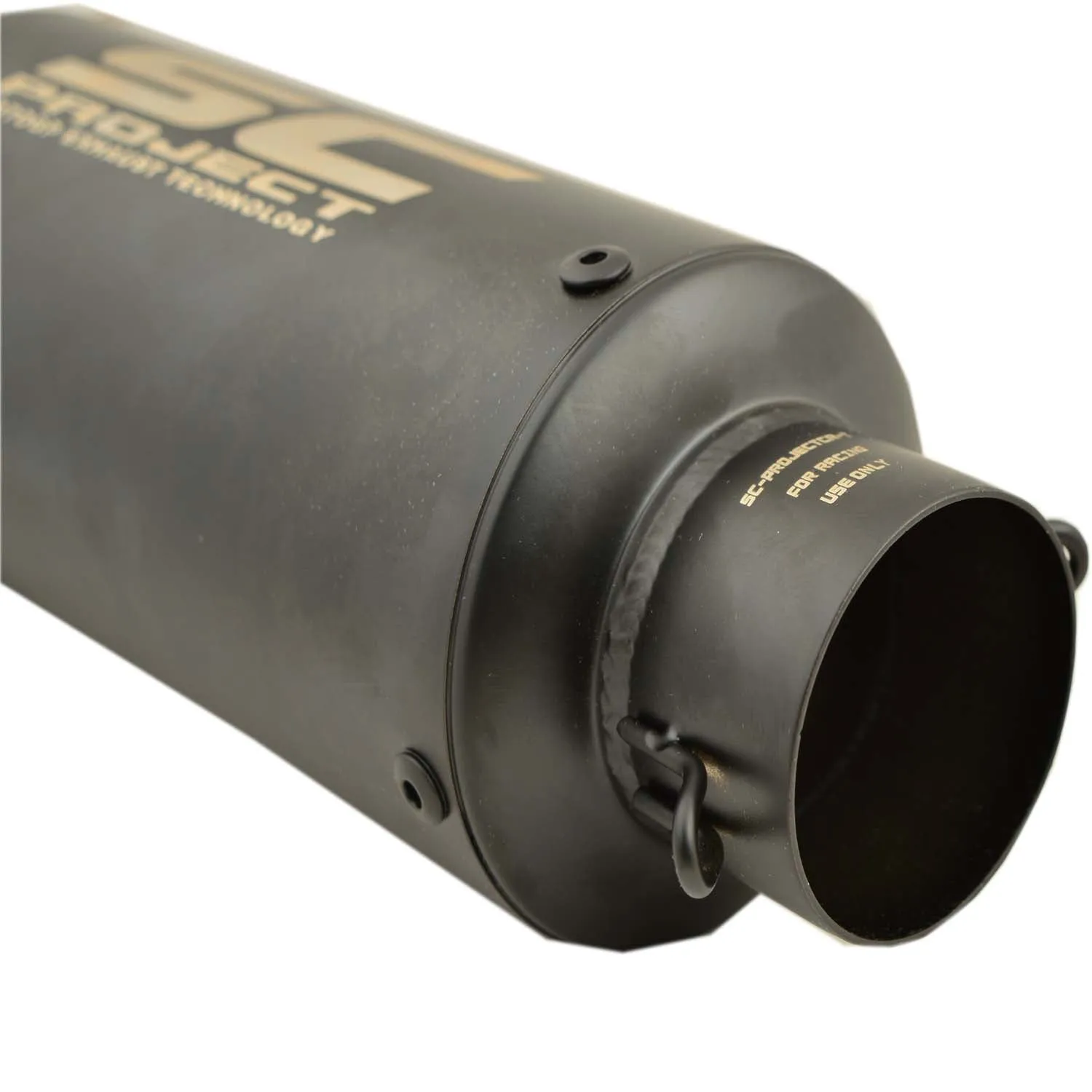 Universal Bike Exhaust Silencer (Black)