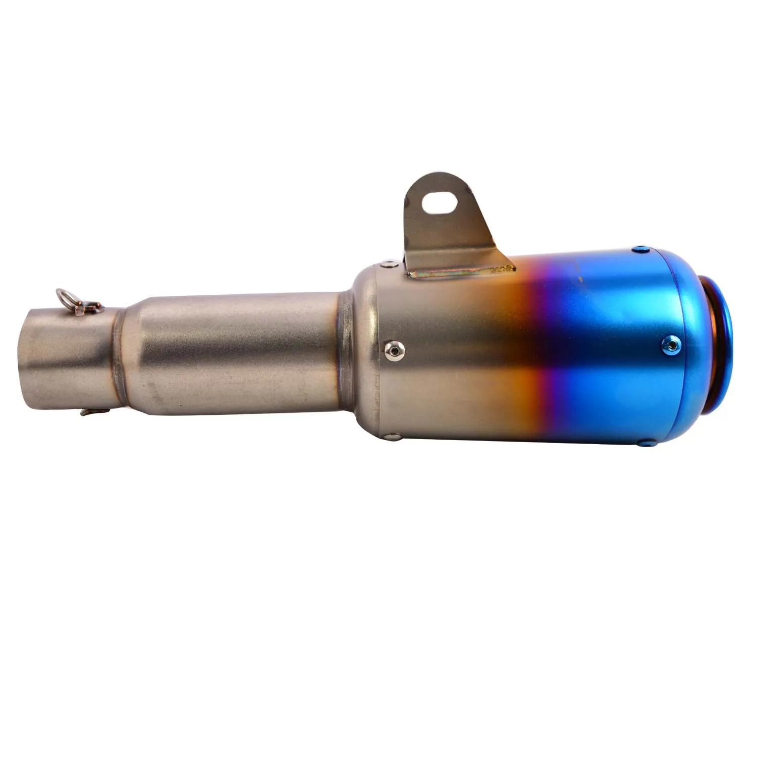Universal Bike Exhaust Silencer (Silver)