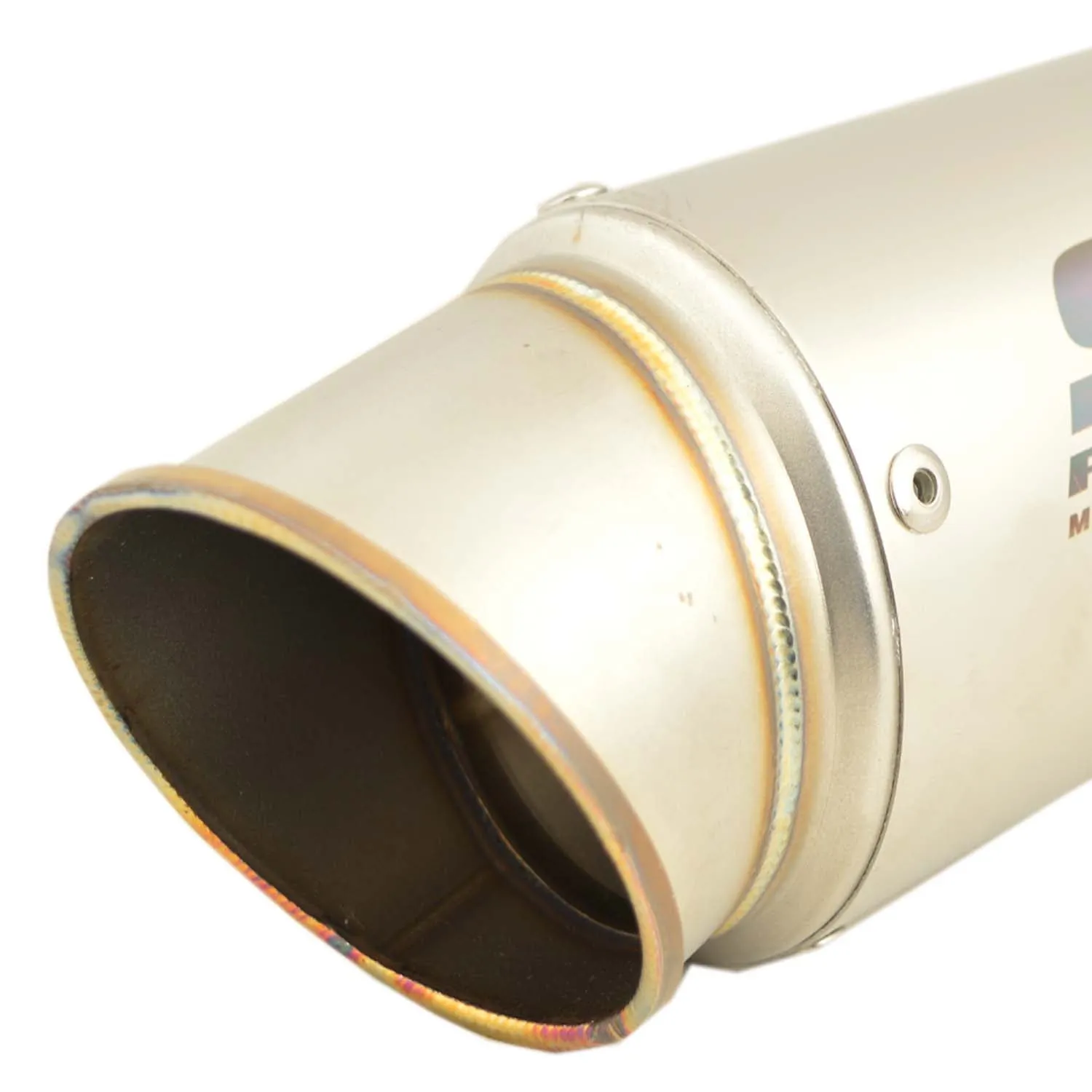 Universal Bike Exhaust Silencer (Silver)