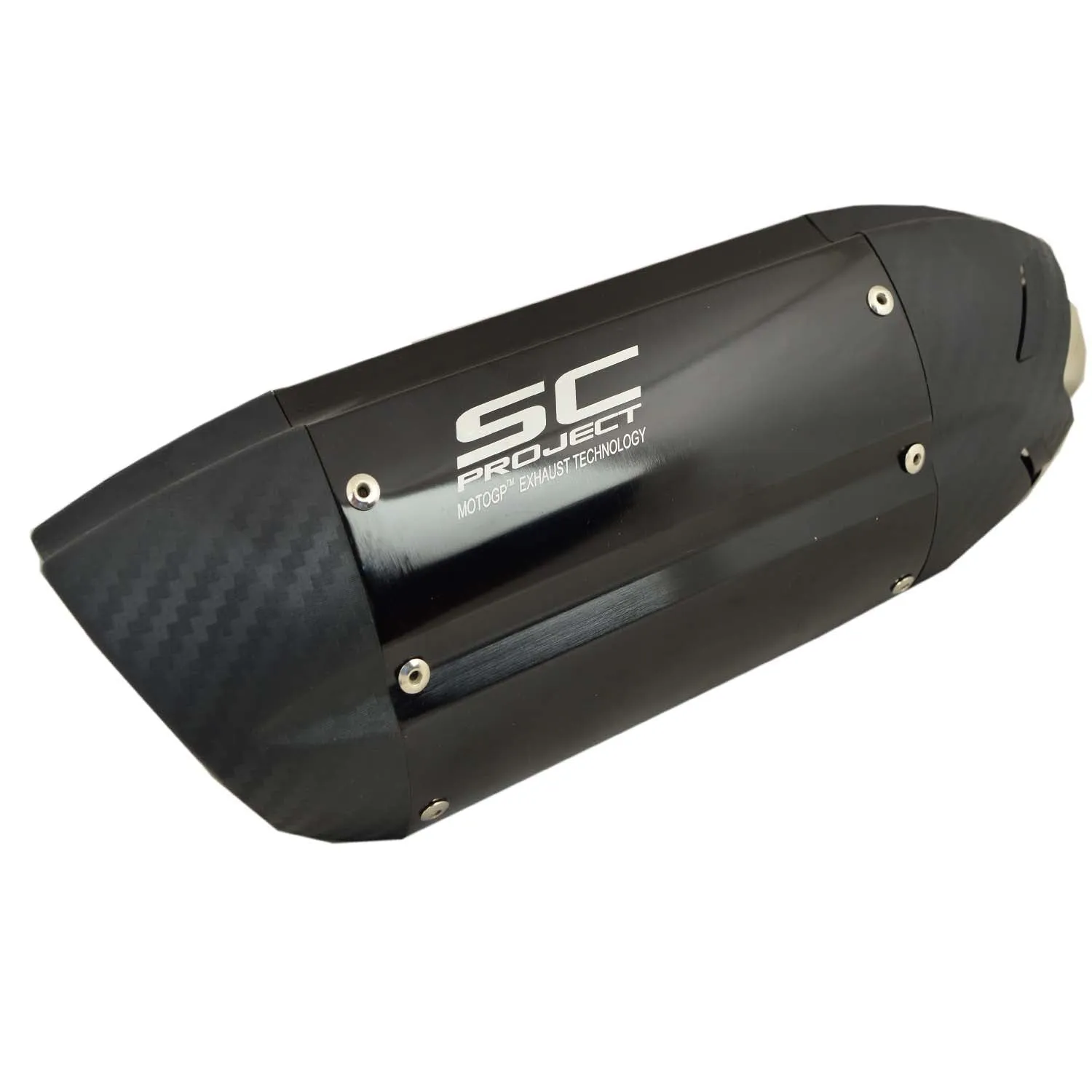 Universal Bike Exhaust Silencer With DB Killer (Black)