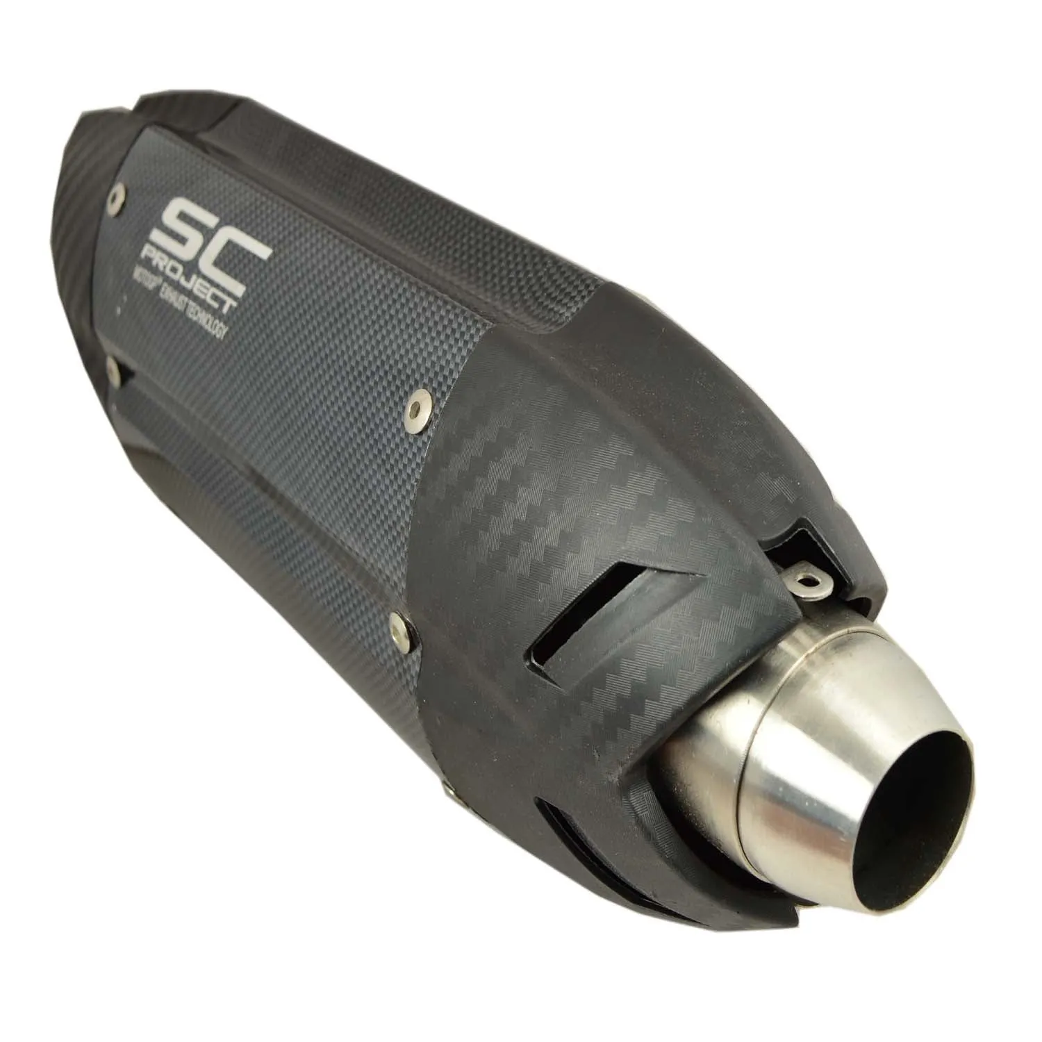 Universal Bike Exhaust Silencer With DB killer (Black)