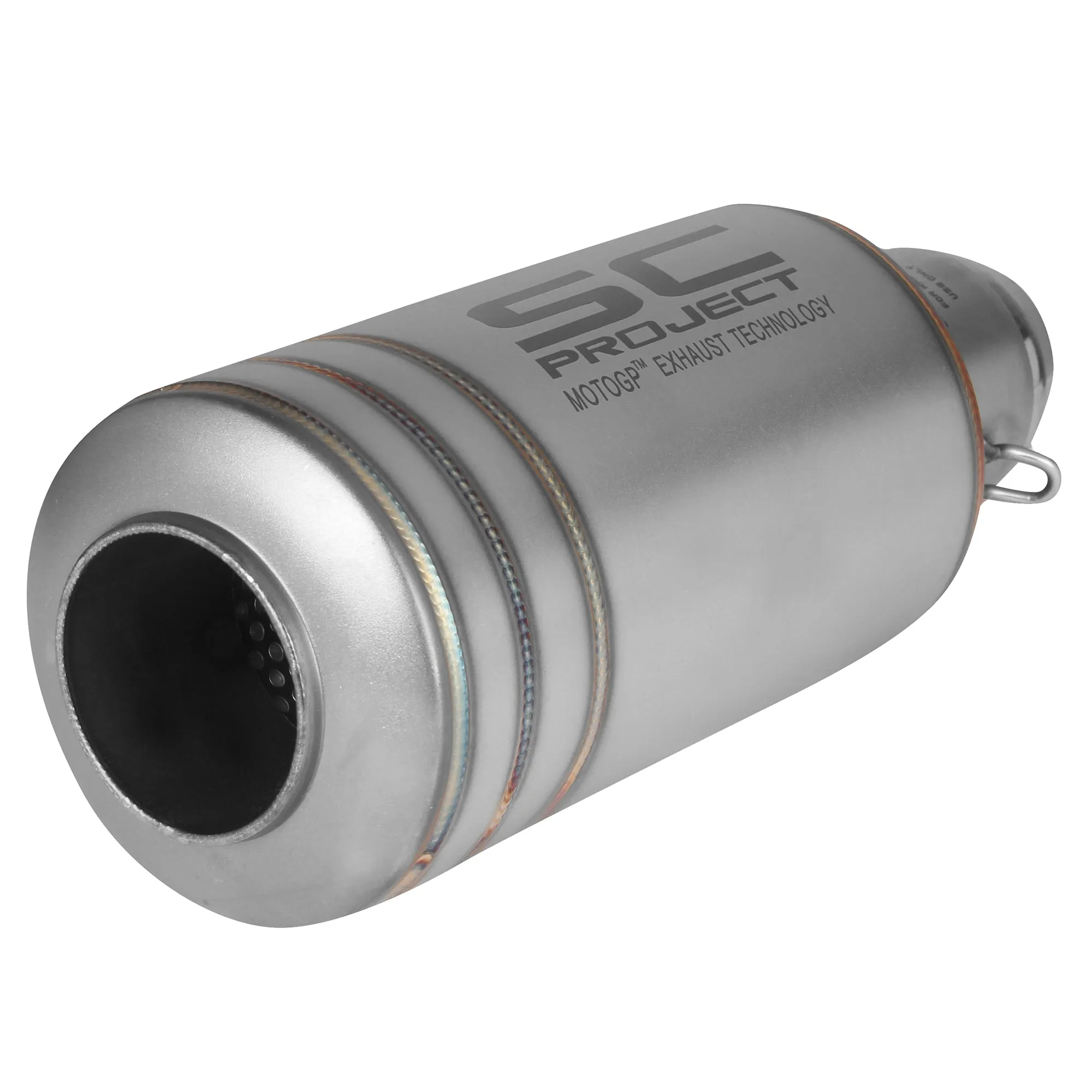 Universal Bike Exhaust Silver