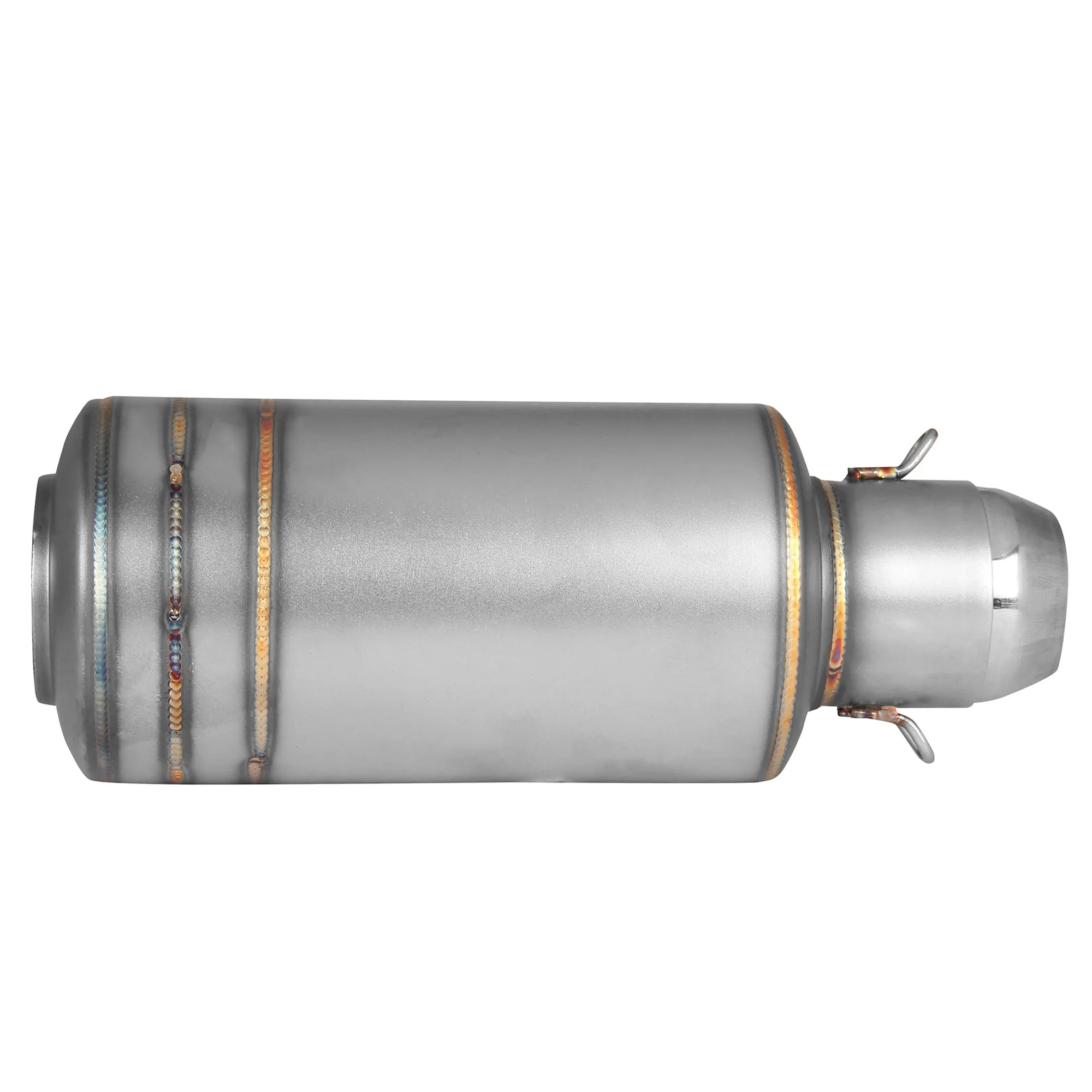 Universal Bike Exhaust Silver