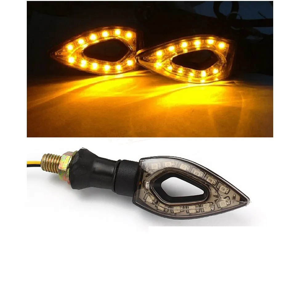 Universal bike indicator 12 LED Turn Signal Light Blinker