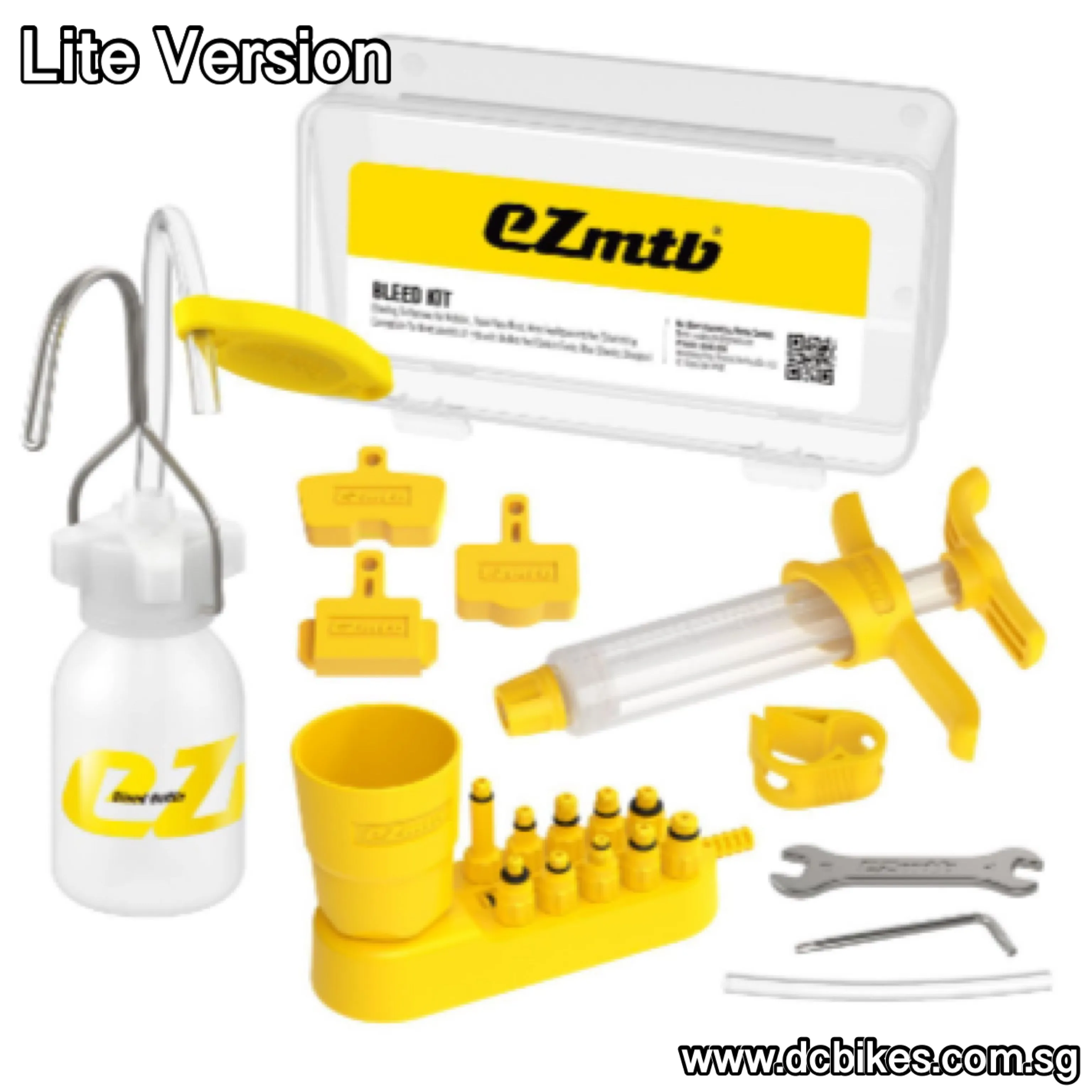 Universal Hydraulic Brake Bleed Tool Kit Disc Brake Dot Mineral Oil