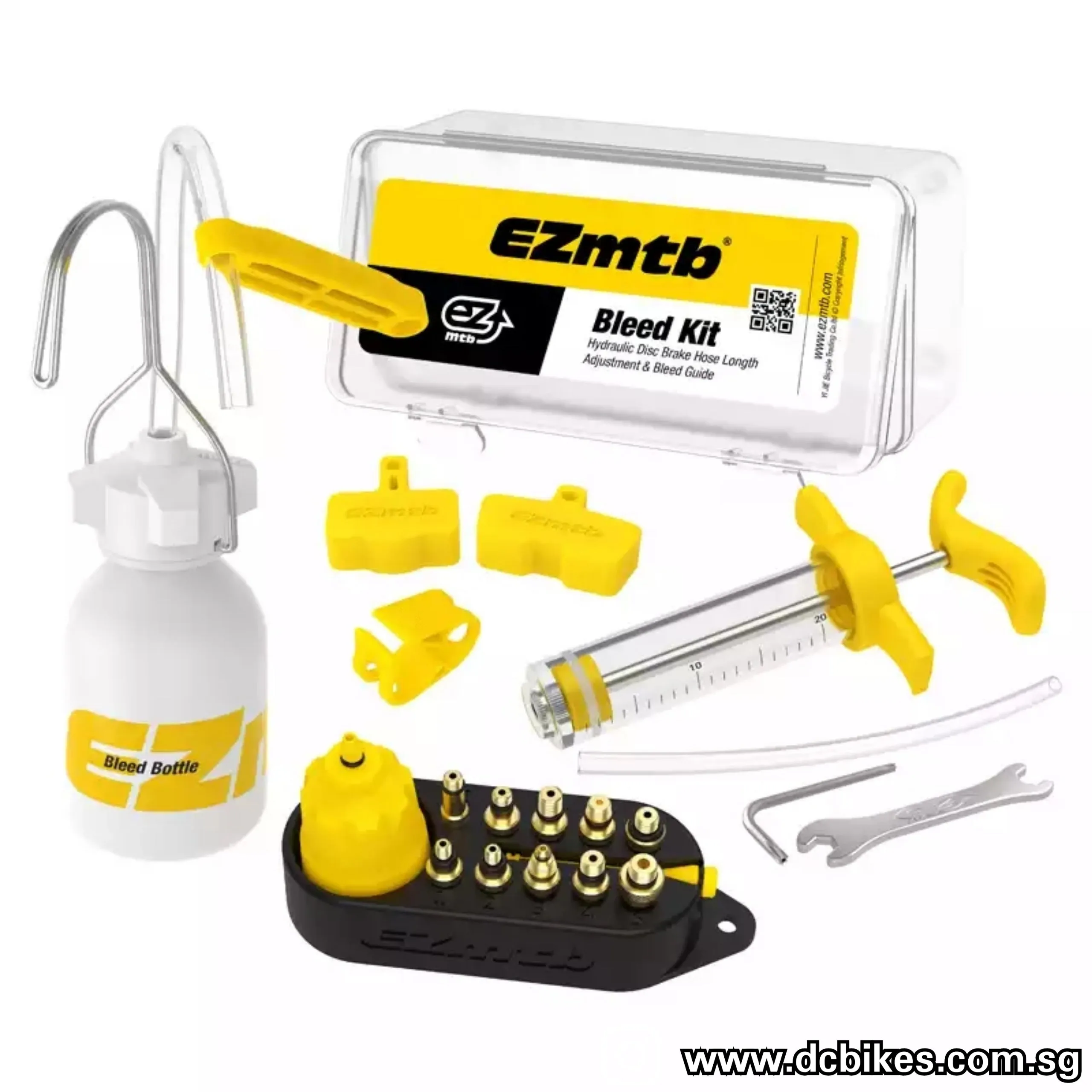 Universal Hydraulic Brake Bleed Tool Kit Disc Brake Dot Mineral Oil