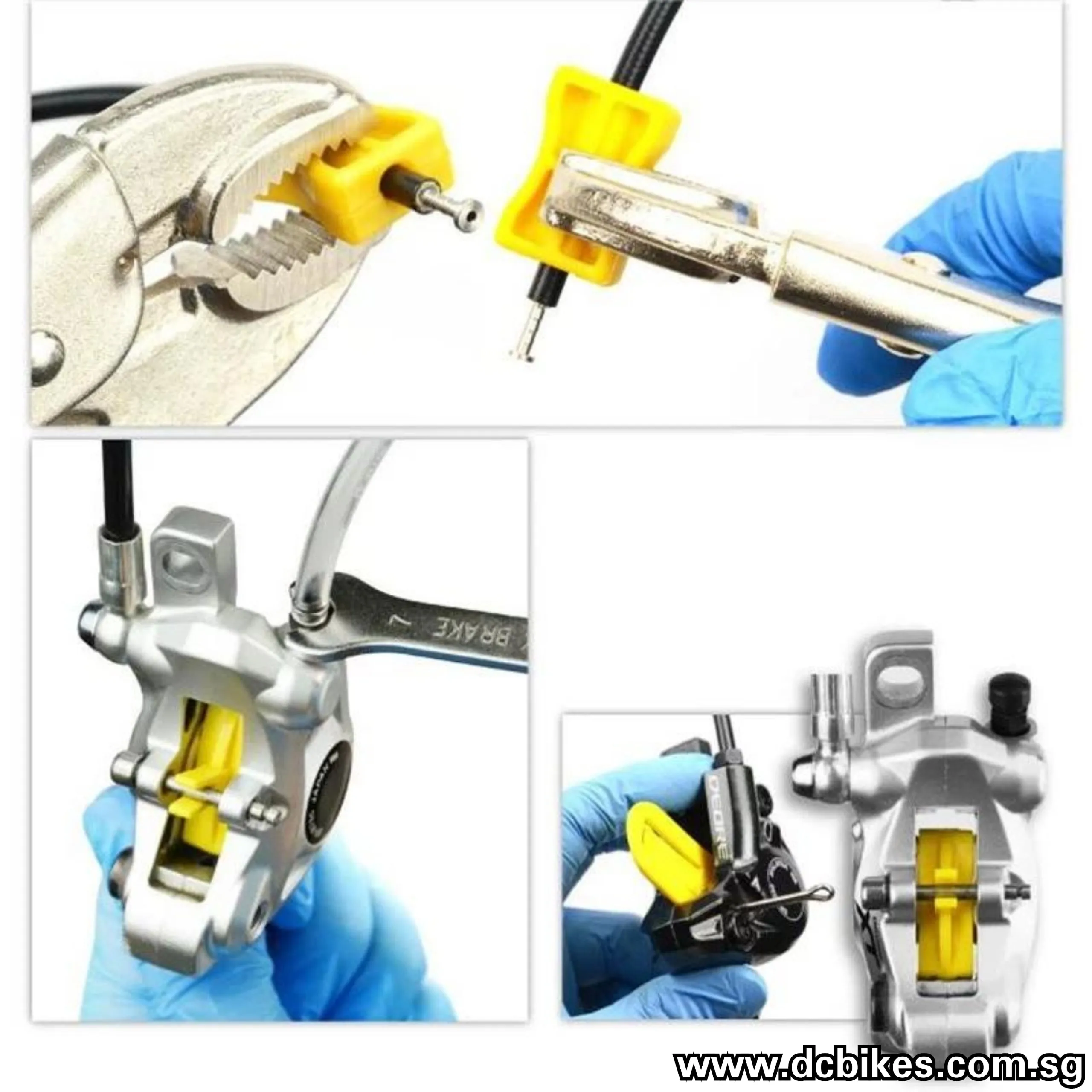 Universal Hydraulic Brake Bleed Tool Kit Disc Brake Dot Mineral Oil