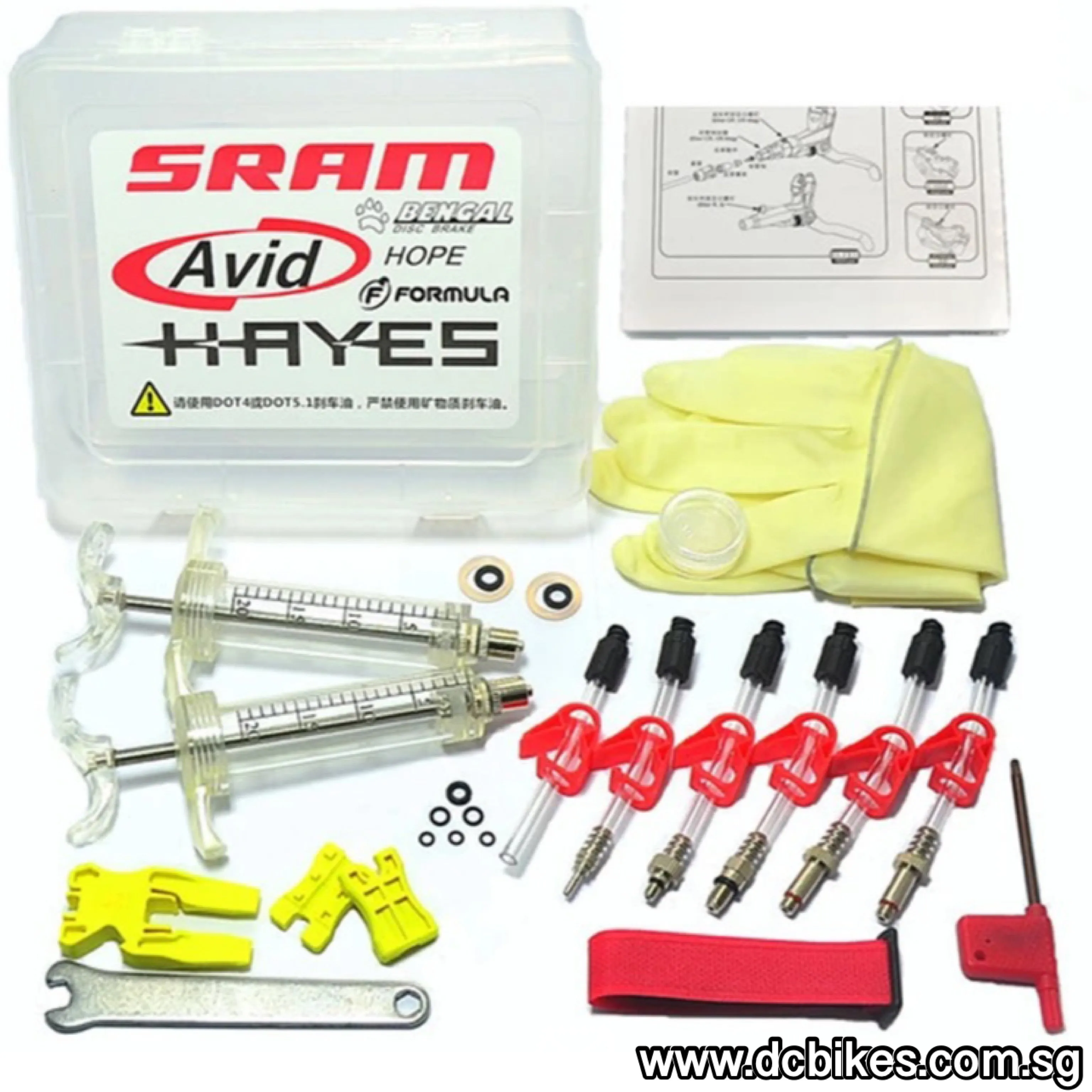 Universal Hydraulic Brake Bleed Tool Kit