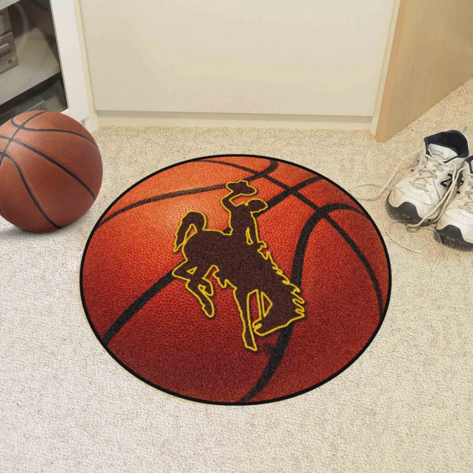 University of Wyoming Basketball Mat