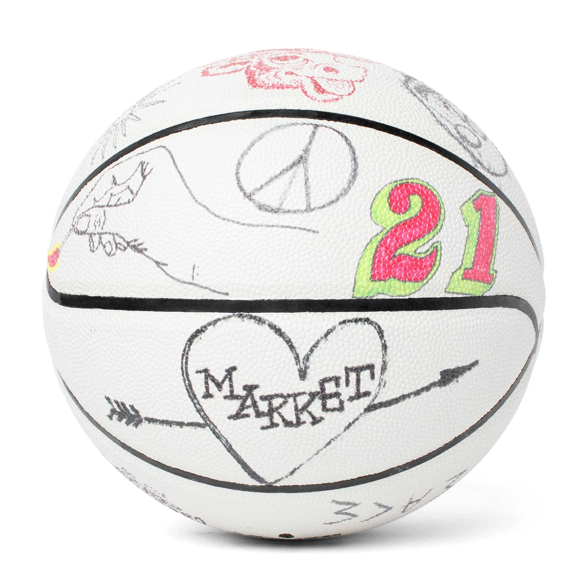 VARSITY HAND-DRAWN BASKETBALL