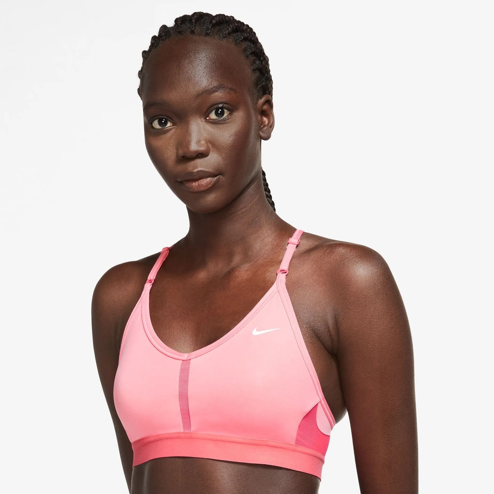 W NK DF INDY V-NECK BRA