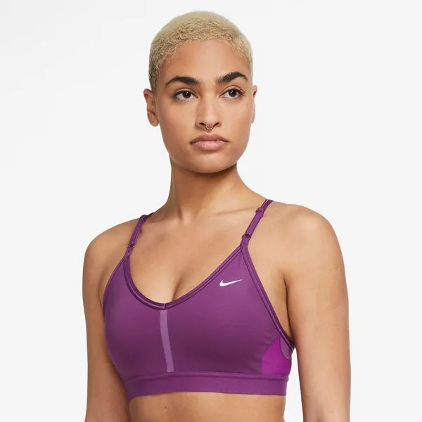 W NK DF INDY V-NECK BRA
