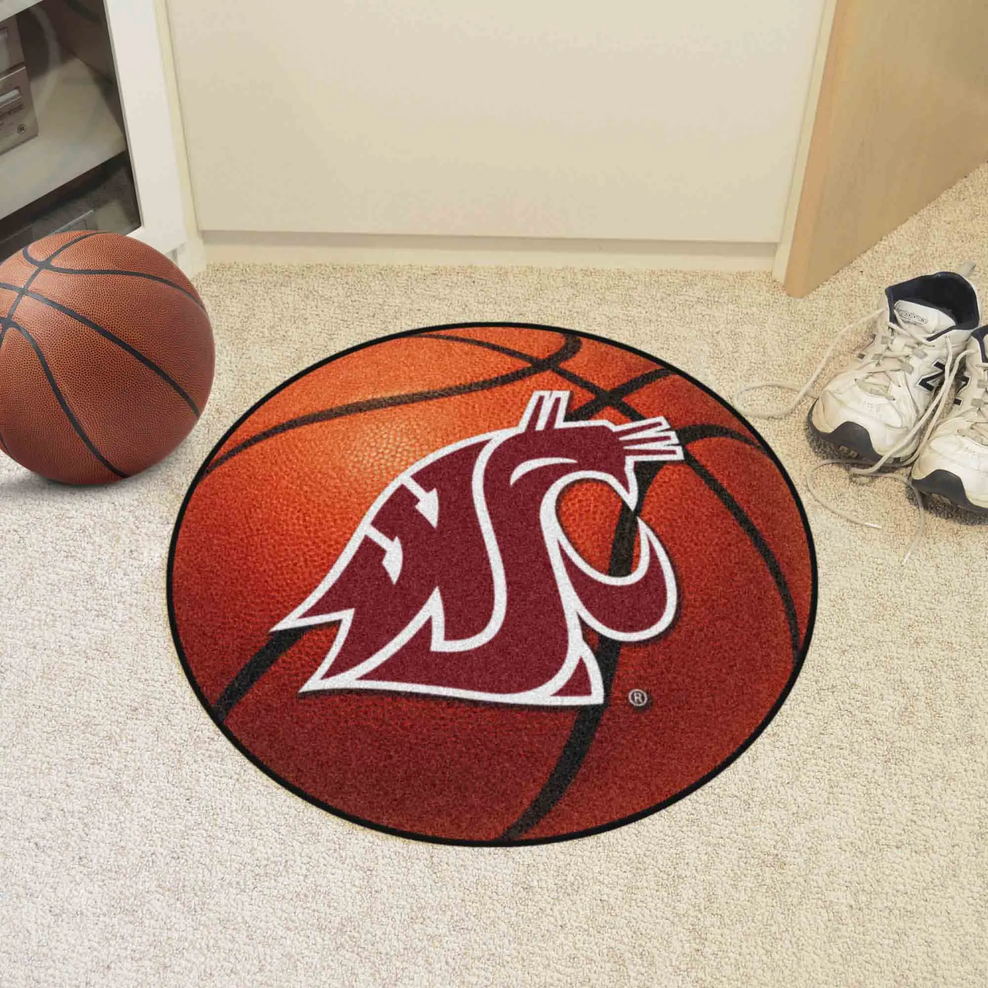 Washington State University Basketball Mat