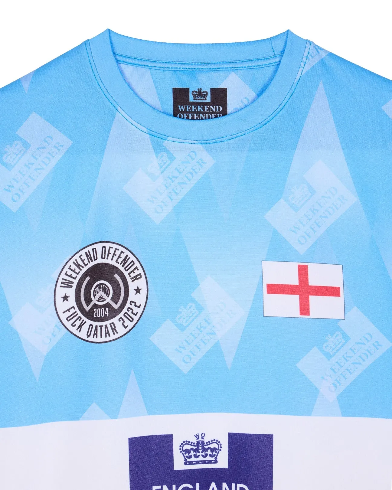 Weekend Offender England Football T-Shirt Blue