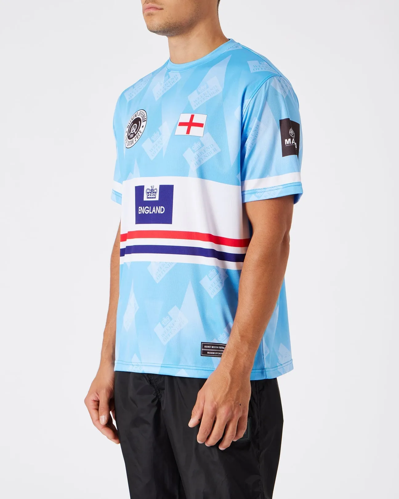 Weekend Offender England Football T-Shirt Blue