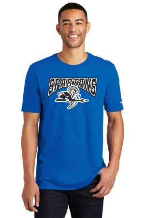 West McDowell Nike Short Sleeve Royal Shirt