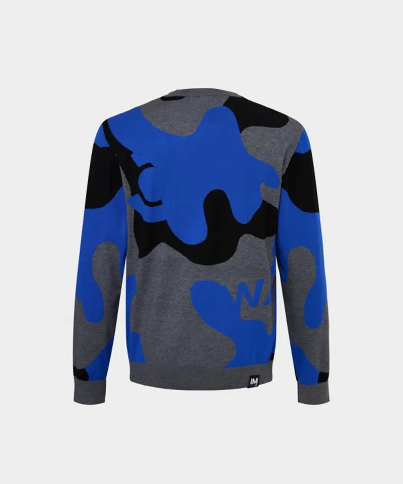 WideAngle: Men's TO PRO Camo Intarsia Round Sweater  - 2 Colors