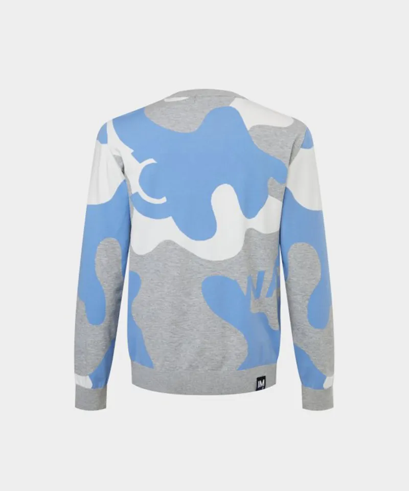 WideAngle: Men's TO PRO Camo Intarsia Round Sweater  - 2 Colors