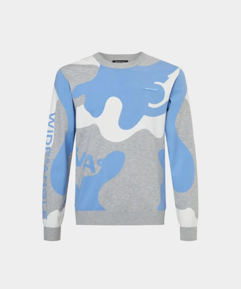 WideAngle: Men's TO PRO Camo Intarsia Round Sweater  - 2 Colors