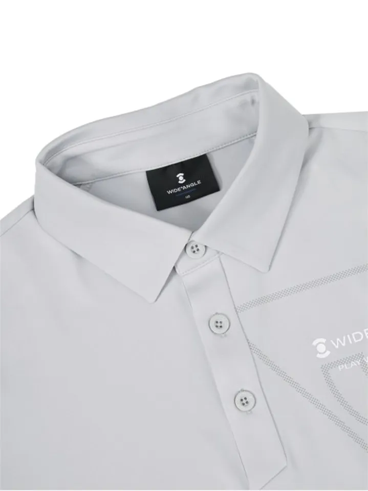 WideAngle: Men's TO PRO Logo Graphic Polo T-Shirt - 2 Colors