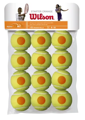 Wilson Starter Orange 12 Pack