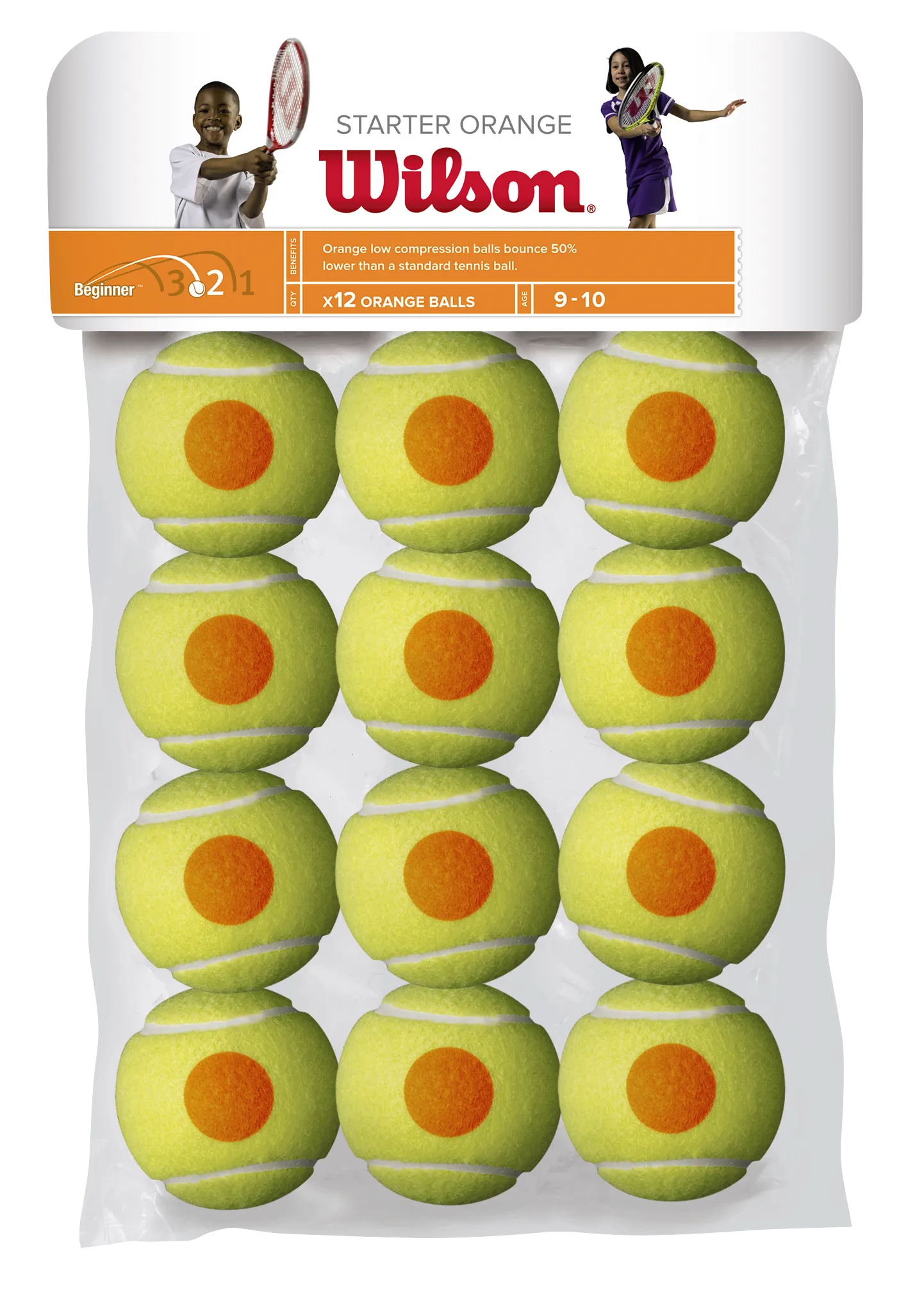Wilson Starter Orange 12 Pack