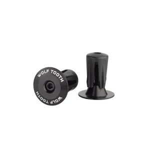 Wolf Tooth Alloy Bar End Plugs - Black