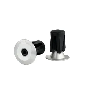 Wolf Tooth Alloy Bar End Plugs - Silver