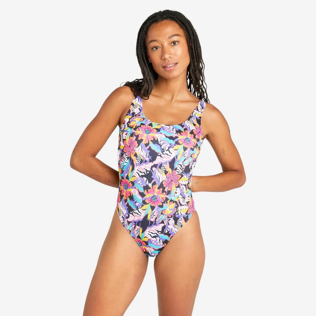 Women's 1-piece swimsuit - Aurely bibi pink