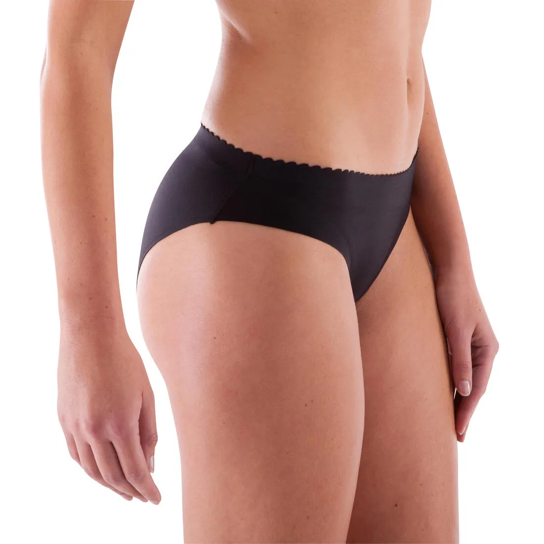 Women's Breathable Fitness Briefs - Black