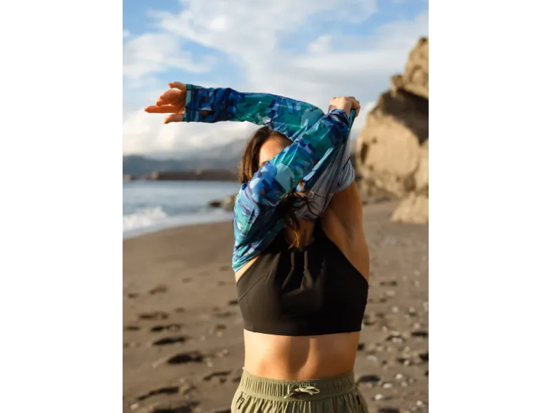 Women's Janji Sunchaser Hooded Long Sleeve -Running Shirt