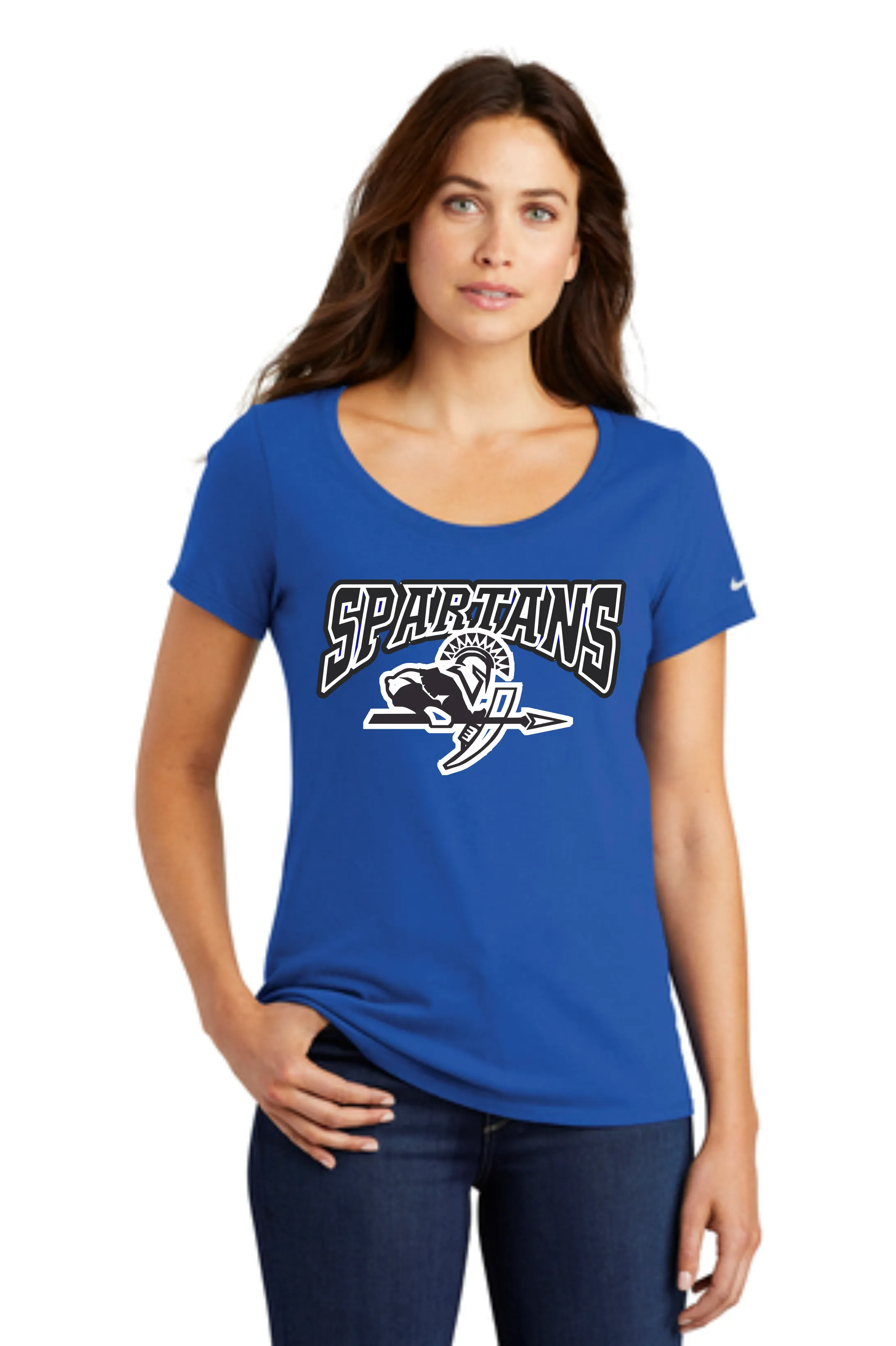 Womens West McDowell Nike Royal Spartan Shirt