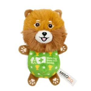 World Dog Show dog plush toy SPITZ, with replaceable sound parts
