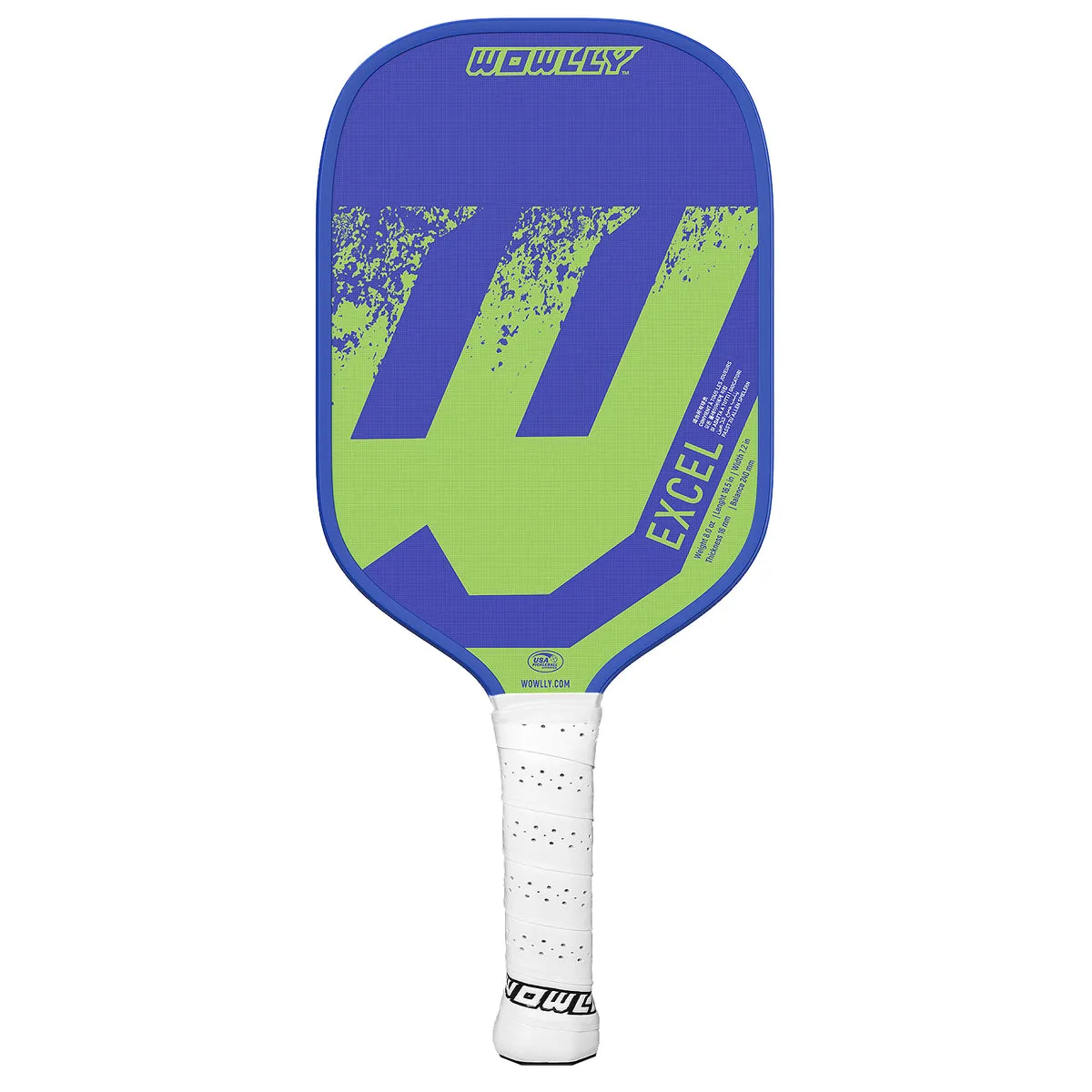 Wowlly Excel Pickleball Paddle (Blue & Green)