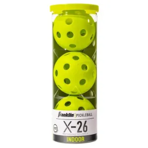 X-26 Indoor Pickleballs - 3 Pack