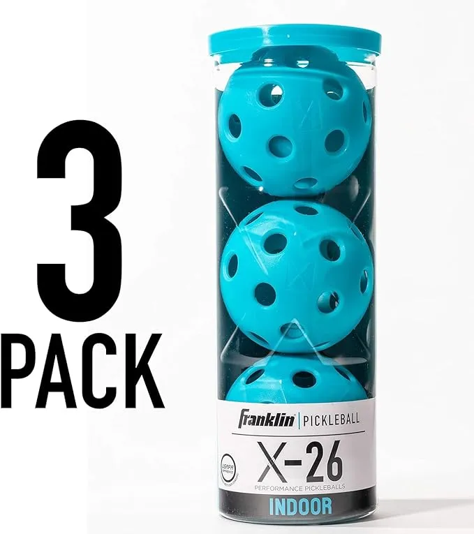 X-26 Indoor Pickleballs - 3 Pack