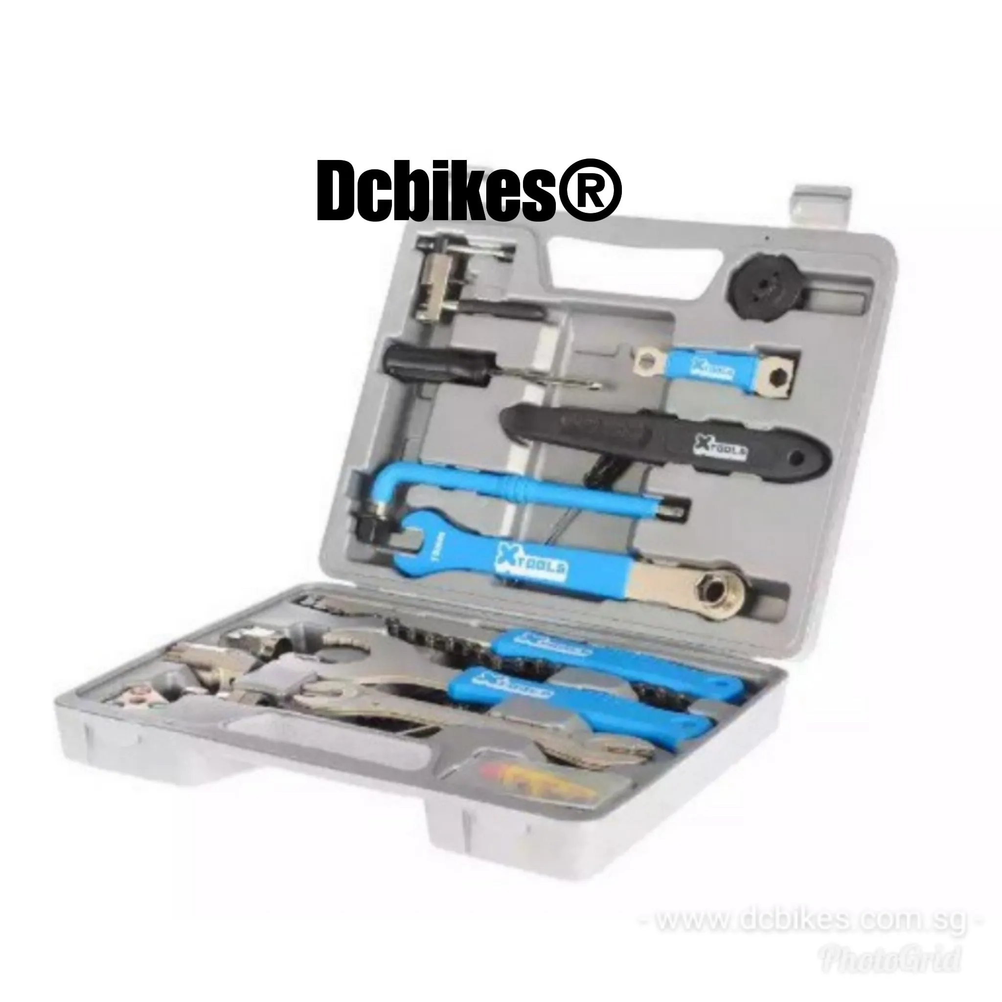 X-T Bike Home Mechanic Bicycle Tool Box Kit - 18 Piece