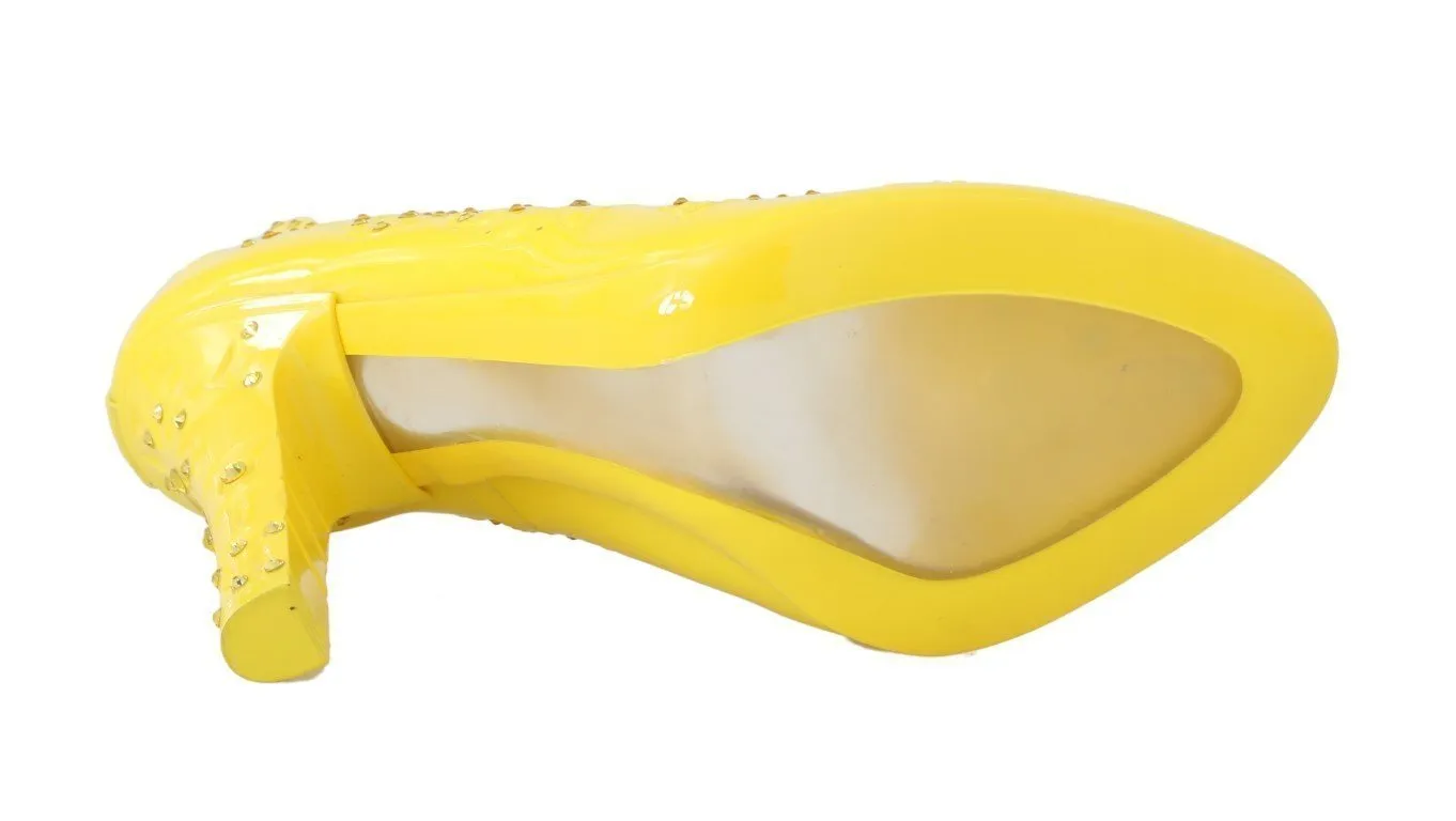 Yellow CINDERELLA Crystal Shoes