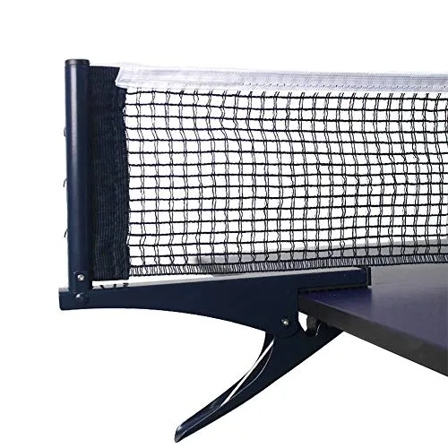 Yiliaw Collapsible Table Tennis Net Professional Steel Pingpong Net Clip Grip Mesh Training Competition Portable Tension Adjustable Post，for Adults & Kids