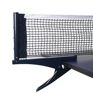 Yiliaw Collapsible Table Tennis Net Professional Steel Pingpong Net Clip Grip Mesh Training Competition Portable Tension Adjustable Post，for Adults & Kids