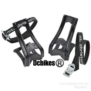 Zefal Universal Bicycle Toe Clips   Pedal Strap Set
