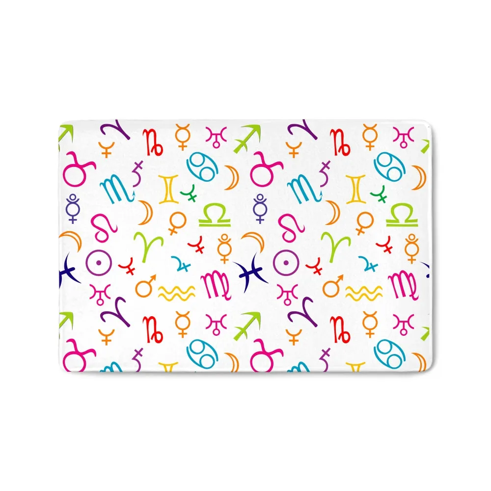 Zodiac pattern doormats